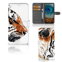 Hoesje Nokia X10 | Nokia X20 Watercolor Tiger - thumbnail