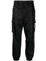 Moschino pantalon cargo à logo imprimé - Noir - thumbnail