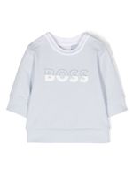 BOSS Kidswear sweat à logo imprimé - Bleu