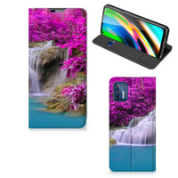 Motorola Moto G9 Plus Book Cover Waterval - thumbnail