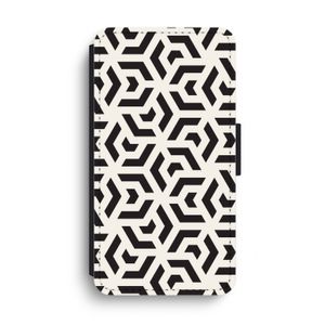 Crazy pattern: iPhone XS Max Flip Hoesje