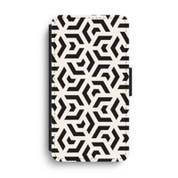 Crazy pattern: iPhone XS Max Flip Hoesje - thumbnail