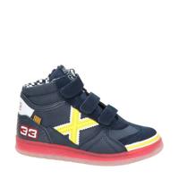 Munich hoge suède sneakers blauw