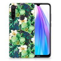 Xiaomi Redmi Note 8T TPU Case Orchidee Groen