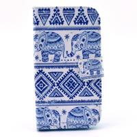 Samsung Galaxy Core Plus flipcase hoesje - Olifant tribal