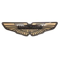 Aston Martin Logo Emaille Bord - 50 x 13 cm