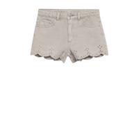 Mango Kids short lichtgrijs