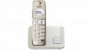 Panasonic KX-TGE210 DECT-telefoon Nummerherkenning Champagne