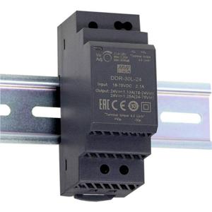 Mean Well DDR-30G-12 DIN-rail DC/DC-converter 12 V/DC 2.5 A 30 W Aantal uitgangen: 1 x Inhoud: 1 stuk(s)