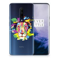 OnePlus 7 Pro Telefoonhoesje met Naam Lion Color - thumbnail