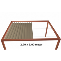 Harmonicadoek 2,90 x 5,00 meter