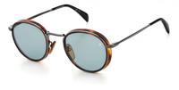 David Beckham zonnebril 1033/S cat.3 rond staal groenblauw
