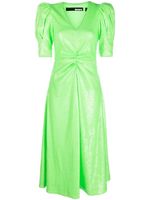 ROTATE BIRGER CHRISTENSEN robe courte ornée de sequins à col v - Vert - thumbnail