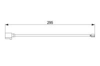 Waarschuwingscontact, remvoering-/blokslijtage BOSCH, u.a. für Porsche, VW
