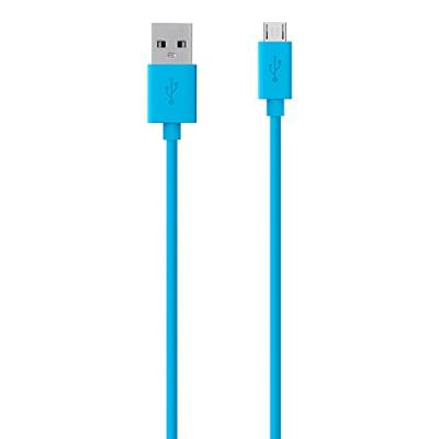 Belkin Mixit Micro-USB naar USB-A laad-/synchronisatiekabel (2m) blauw