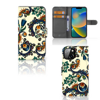 Wallet Case Apple iPhone 14 Barok Flower - thumbnail