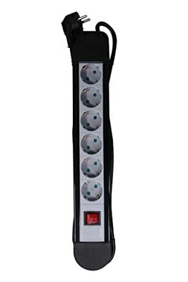 RELECTRIC Stekkerdoos met 6 stopcontacten – 1,5 m kabel