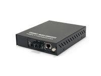 LevelOne FVM-1101 netwerk media converter 100 Mbit/s 1310 nm Zwart