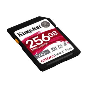 Kingston 256 GB Canvas React Plus UHS-II U3 V90 SDXC Full HD/4K/8K