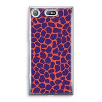 Purple Giraffe: Sony Xperia XZ1 Compact Transparant Hoesje