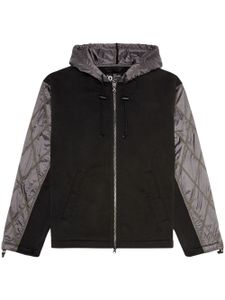 Diesel veste zippée J-Rombe à capuche - Noir