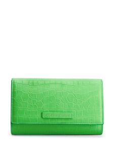 Giuseppe Zanotti pochette à effet peau de crocodile - Vert