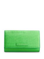 Giuseppe Zanotti pochette à effet peau de crocodile - Vert - thumbnail