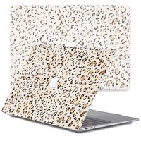 Lunso MacBook Air 13 inch (2010-2017) cover hoes - case - Leopard Rose Gold - thumbnail