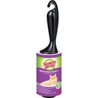 Scotch-Brite Pet Extra Sticky Lint Roller, 48 vellen - Ontworpen voor huisdier haar, Easy Tear Sheets, Veilig op Stoffen