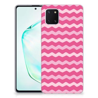 Samsung Galaxy Note 10 Lite TPU bumper Waves Pink Samsung Galaxy Note 10 Lite TPU bumper Waves Pink