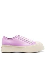 Marni baskets Pablo en cuir - Violet