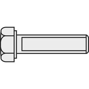 TOOLCRAFT 838279 Zeskantbout M2.5 10 mm Buitenzeskant DIN 933 Messing 10 stuk(s)