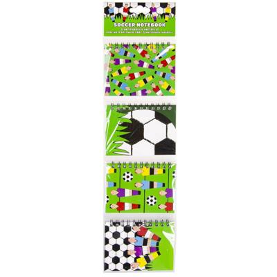 Lg-imports Notitieboekjes Voetbal Junior 10,5 Cm Papier 4-delig