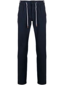 Eleventy pantalon de jogging à lien de resserrage - Bleu