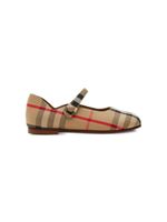 Burberry Kids ballerines Mary Jane à motif Vintage Check - Tons neutres