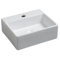 Fontein Leto Rechthoek 32x29x11cm Keramiek Glans Wit