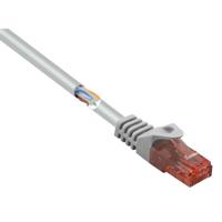 Renkforce RF-5047516 RJ45 Netwerkkabel, patchkabel CAT 6 U/UTP 0.50 m Grijs Snagless, Halogeenvrij 1 stuk(s)