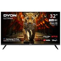 DYON ULTIMAX 32H-TI-W HD Smart TV met Samsung Tizen OS, Triple Tuner (DVB-C/-S2/-T2), Samsung Smart Hub, Prime Video, Netflix, Disney+ [2025]
