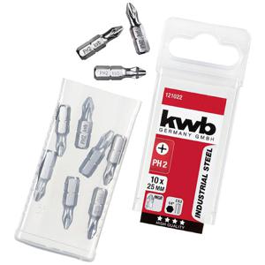 kwb 121022 Kruis-bit PH 2 Staal 10 stuk(s)