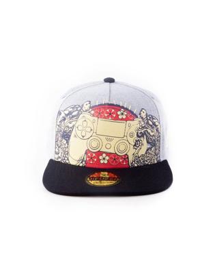 Sony PlayStation Biker Snap Back Baseball Cap Japanese Controller