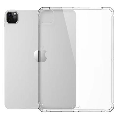 Shop4 - iPad Pro 12.9 (2020) Hoes - Zachte Back Case Transparant