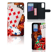 OnePlus 9 Pro Wallet Case met Pasjes Casino