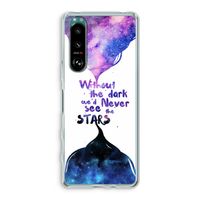 Stars quote: Sony Xperia 5 III Transparant Hoesje