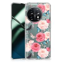 OnePlus 11 TPU Case Butterfly Roses - thumbnail