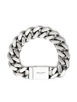 Saint Laurent bracelet en maille gourmette - Argent - thumbnail