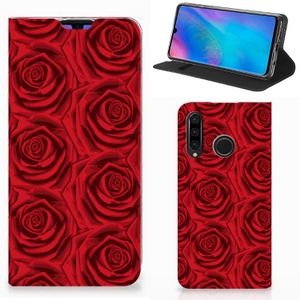 Huawei P30 Lite New Edition Smart Cover Red Roses