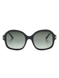 TOM FORD Eyewear lunettes de soleil oversize Hanley à monture carrée - Noir