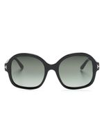 TOM FORD Eyewear lunettes de soleil oversize Hanley à monture carrée - Noir - thumbnail