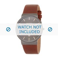 Horlogeband Skagen SKW6202 Leder Bruin 30mm - thumbnail