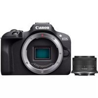 Canon EOS R100 + RF-S 18-45mm F4.5-6.3 IS STM Kit MILC 24,1 MP CMOS 6000 x 4000 Pixels Zwart - thumbnail